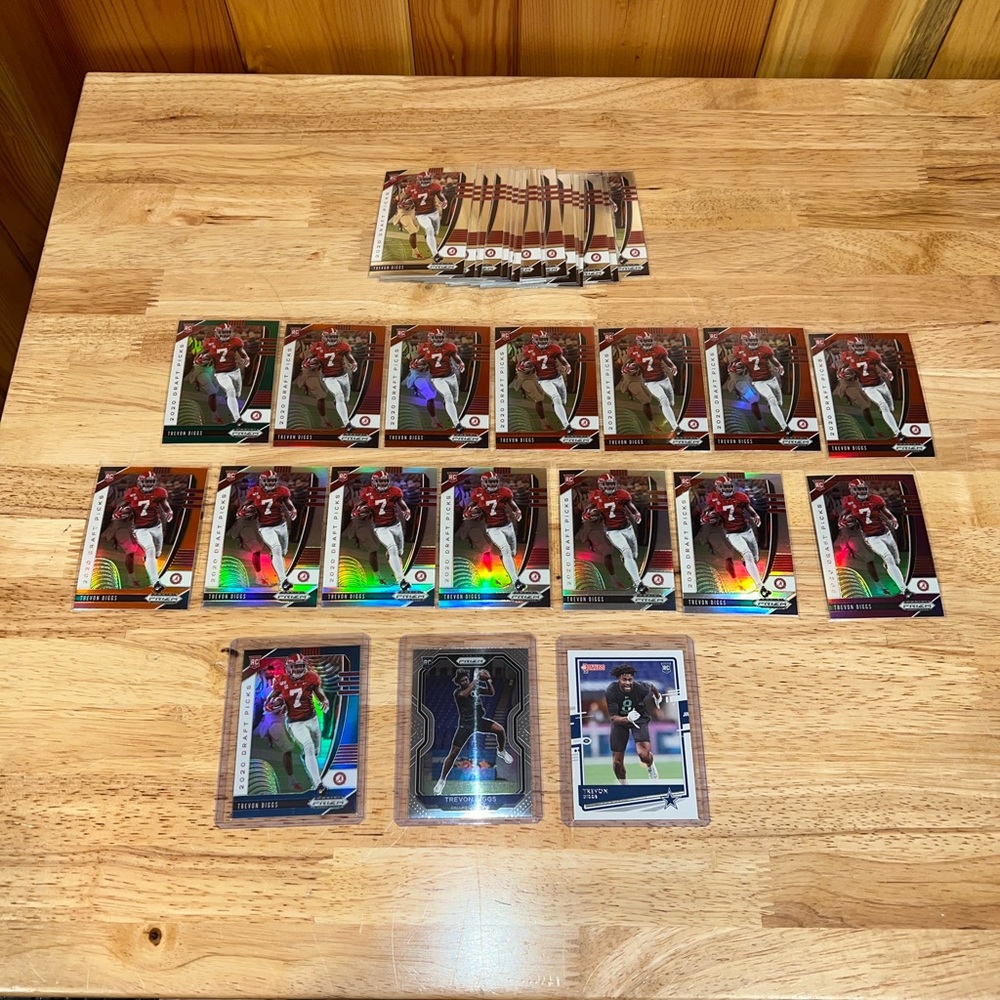 2020 Prizm TREVON DIGGS Draft Picks DP Dallas Cowboys NFL Rookie RC - LOT 33